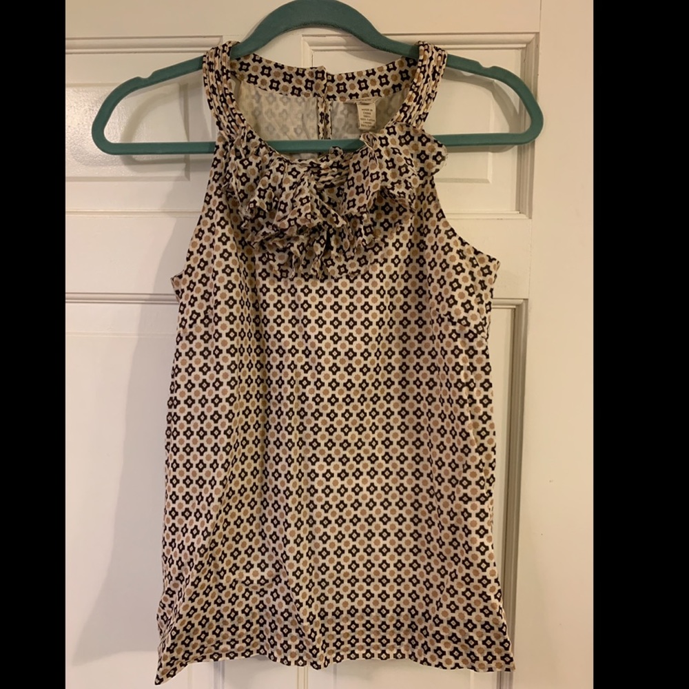 J.Crew Sleeveless Blouse Size 2
